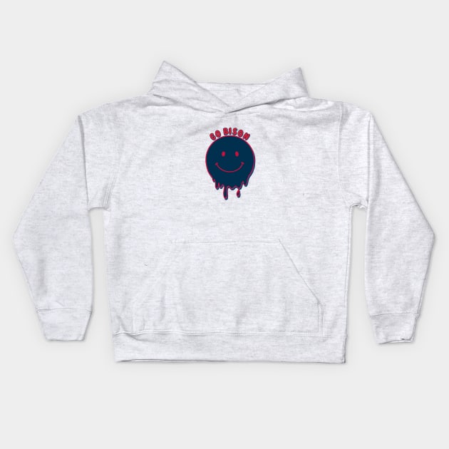 Howard university dripping smiley Kids Hoodie by Rpadnis